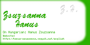 zsuzsanna hanus business card